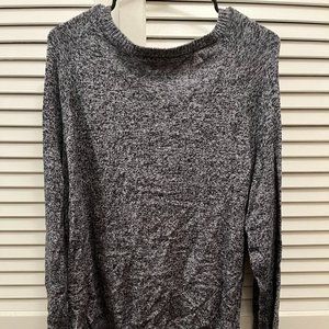 Cozy Heart Sweater, Gray and Navy
